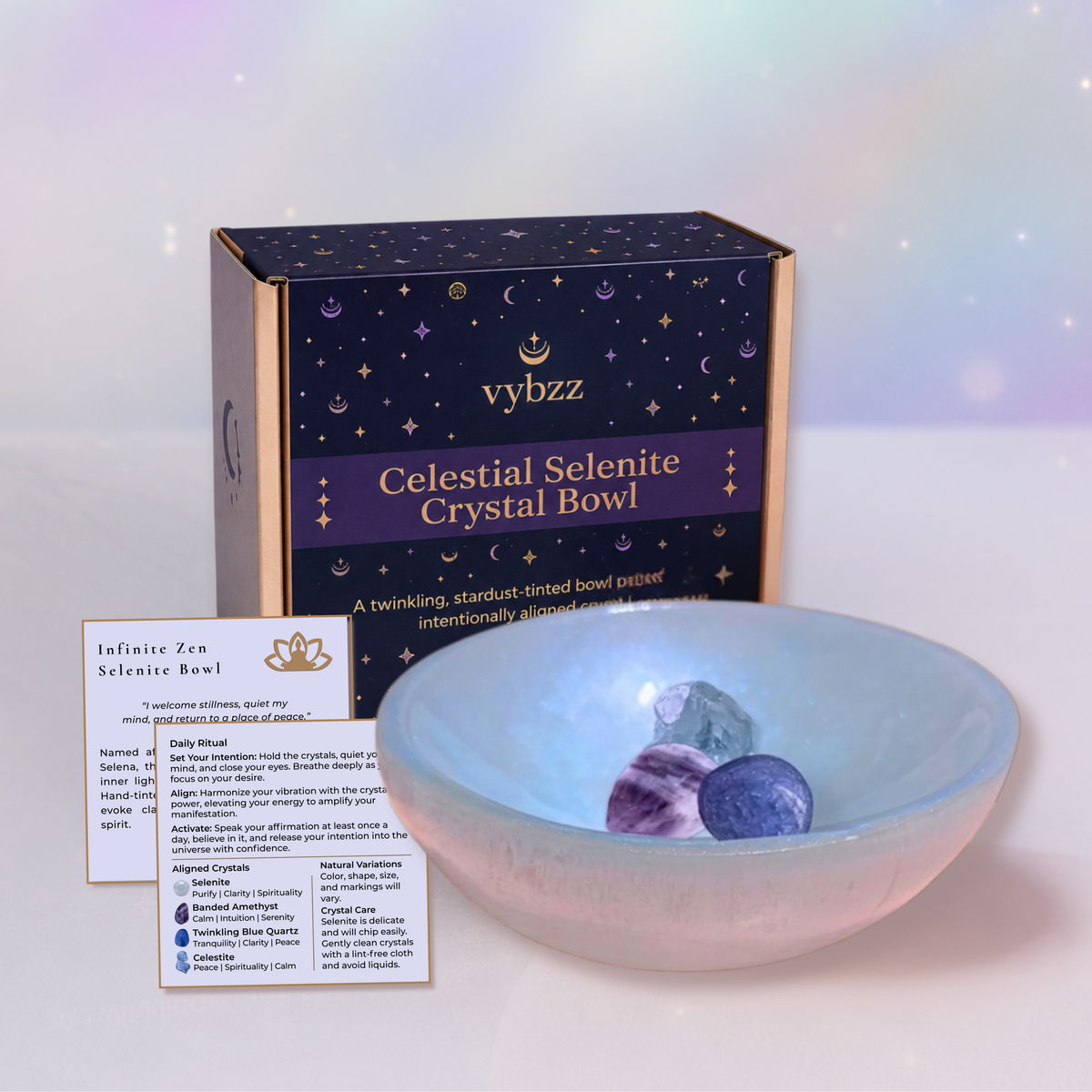 Infinite Zen Selenite Crystal Bowl