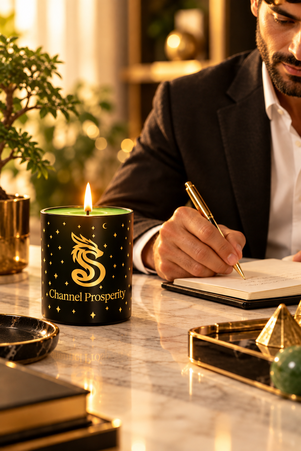 Channel Prosperity Aromatherapy Candle