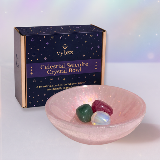 Love Spell Selenite Crystal Bowl