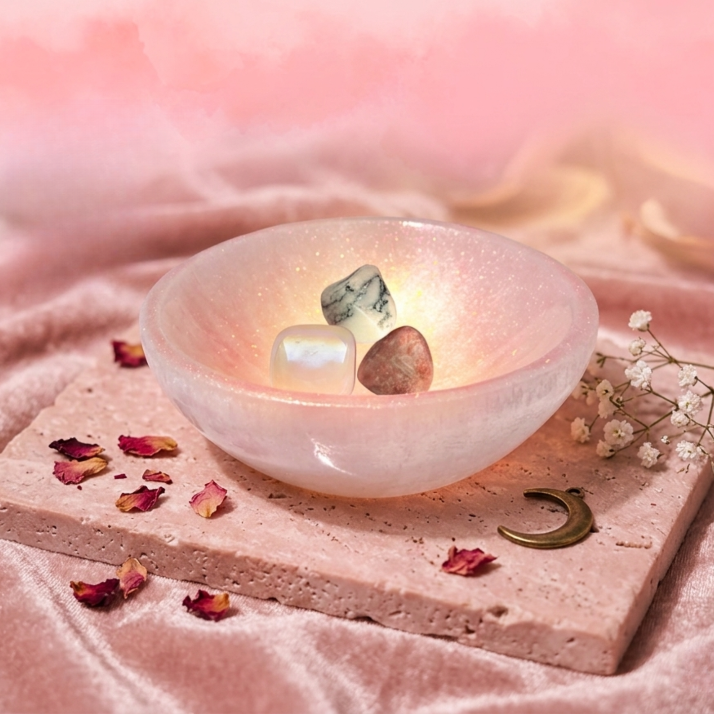 Soul Soothing Selenite Crystal Bowl