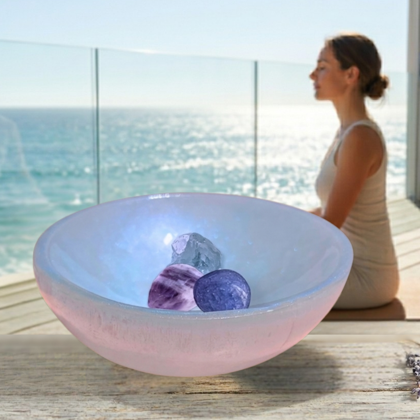 Infinite Zen Selenite Crystal Bowl